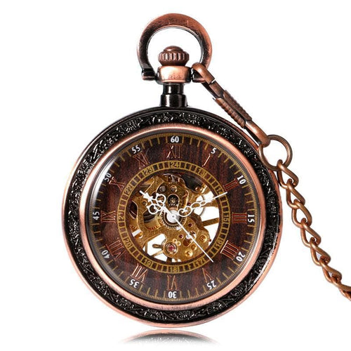 Montre a Gousset Mecanisme Apparent | Steampunk Store