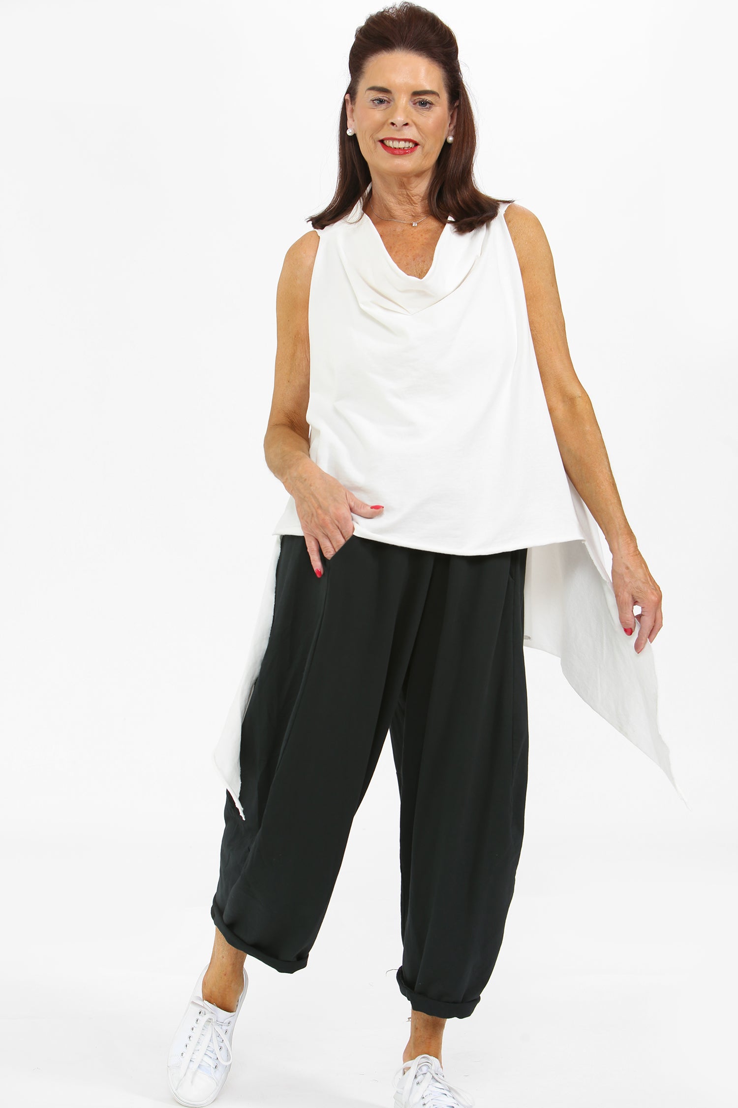 Lilly Black Balloon Jogger.. Trousers & Jeans