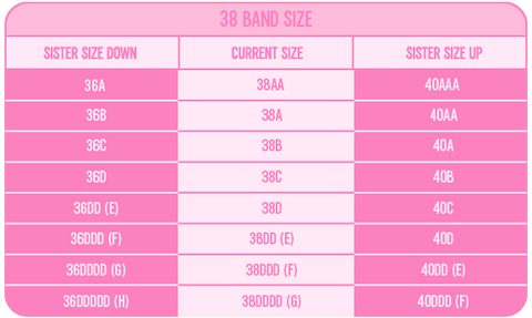 Sister Sizing Guide