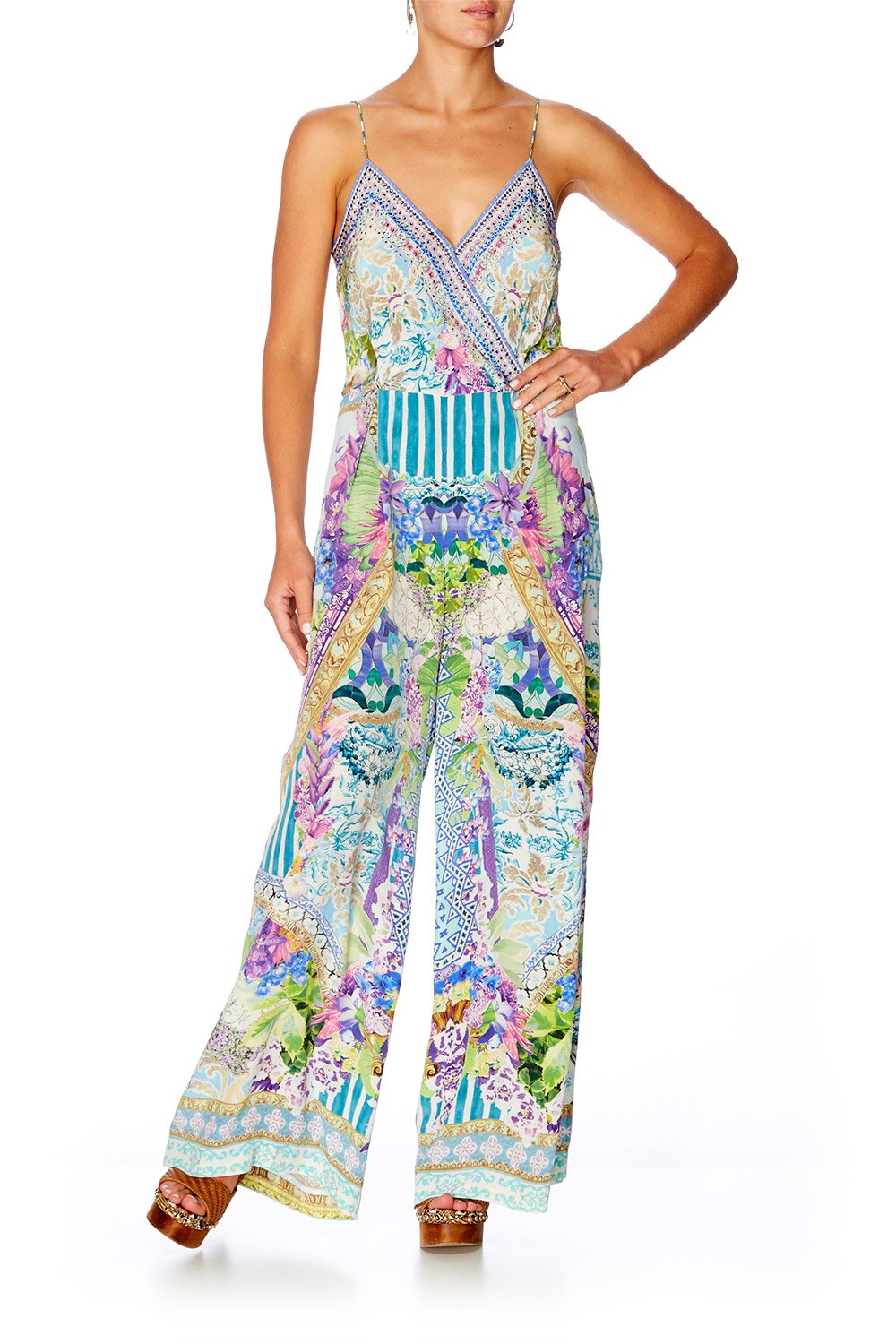 LOW V CROSS FRONT JUMPSUIT SALVADOR FIELDS FOREVER – CAMILLA