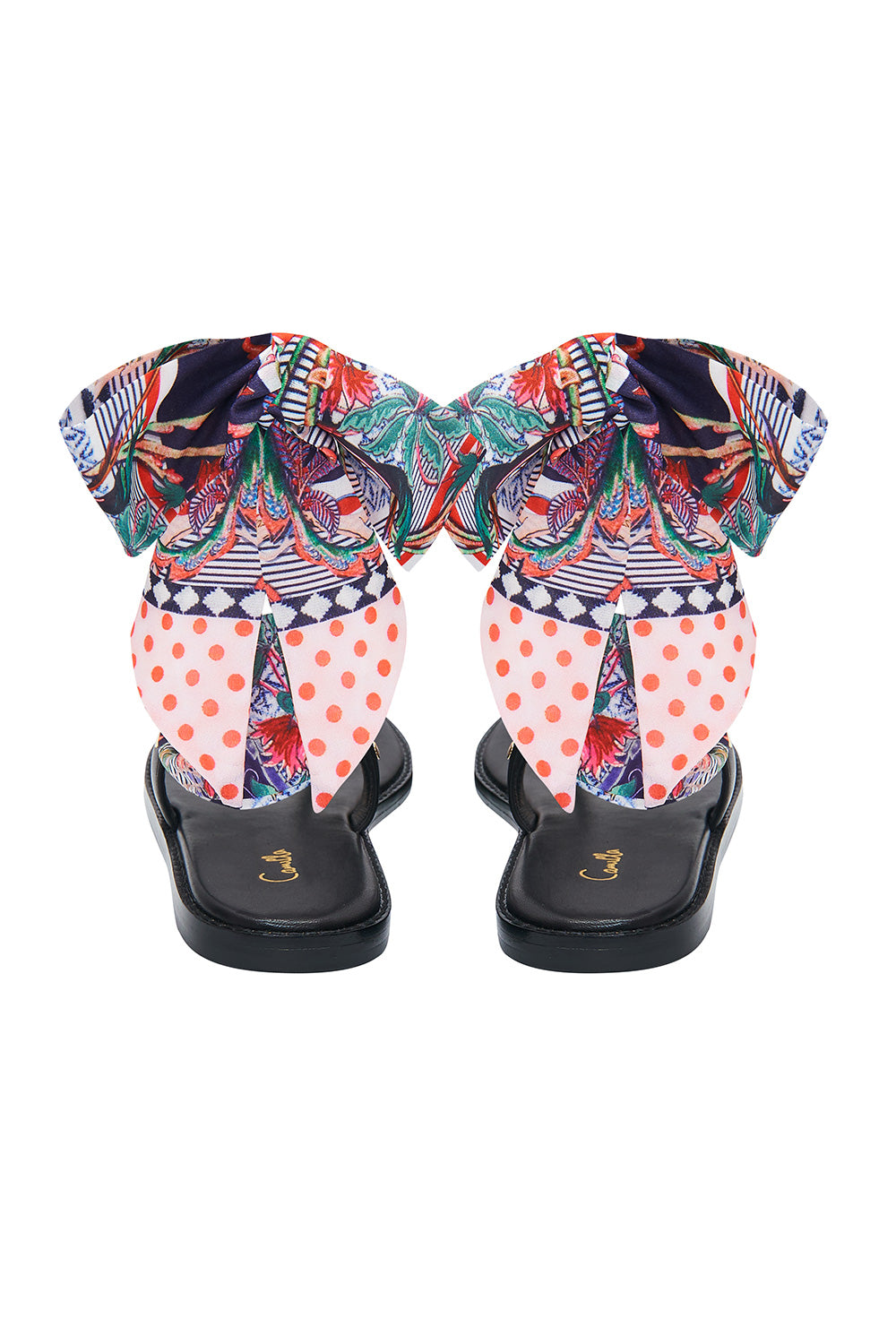 FABRIC TIE SANDAL JOIE DE VIVRE – CAMILLA