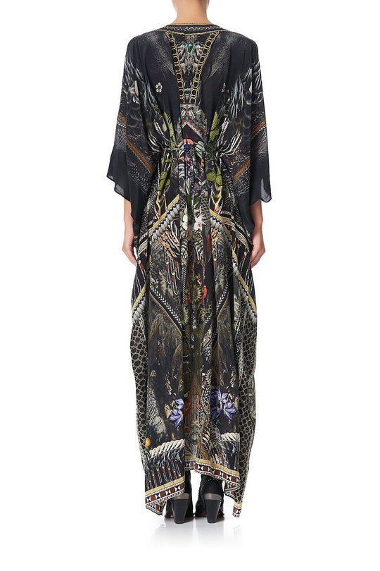 SPLIT SLEEVE KAFTAN WITH HARDWARE BOTANICAL CHRONICLES – CAMILLA