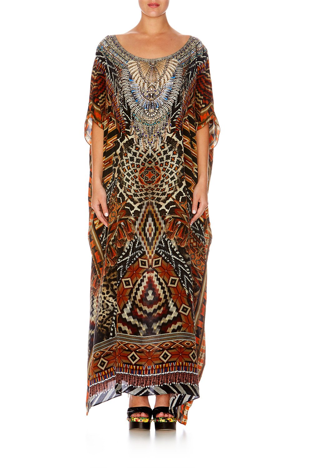 ROUND NECK KAFTAN DAWN OF TIME – CAMILLA