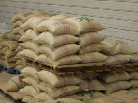 Coffee Bags with green beans