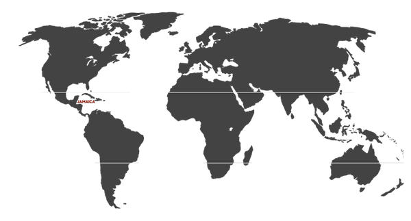 Jamaica Coffee Map