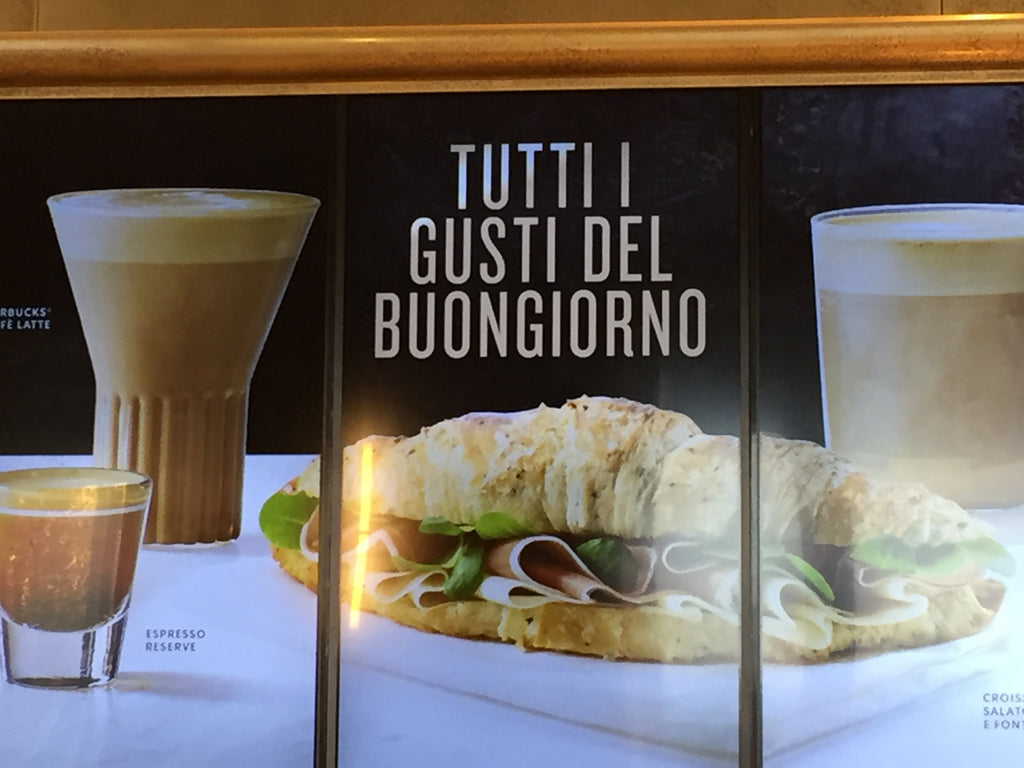 Starbucks Italy - Rila Glass - media board