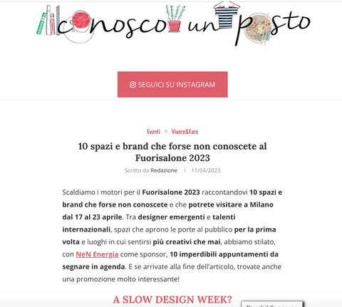 conosco un posto fferrone milan design week