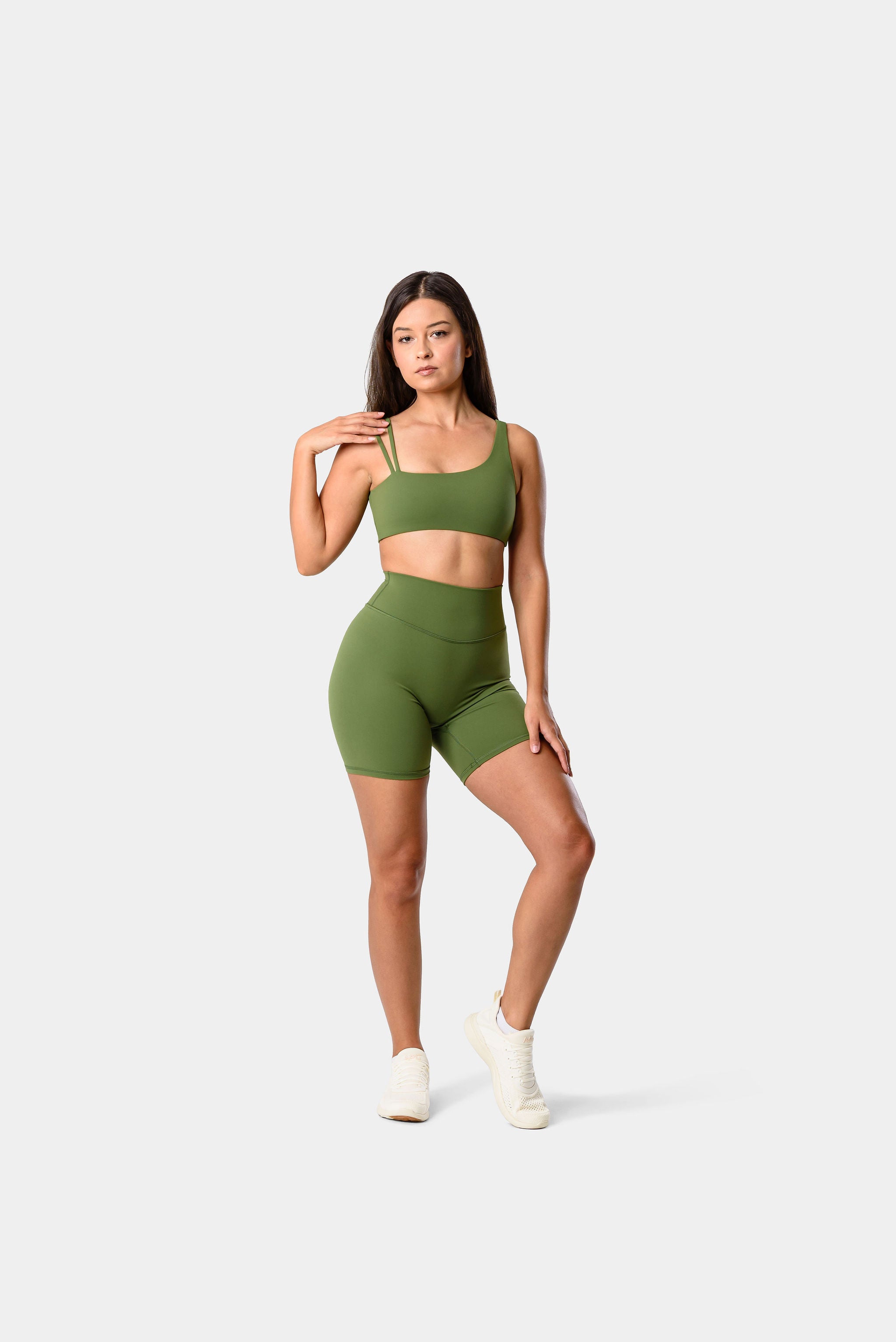 Ivy Sports Bra - Jade Green – Kamo Fitness