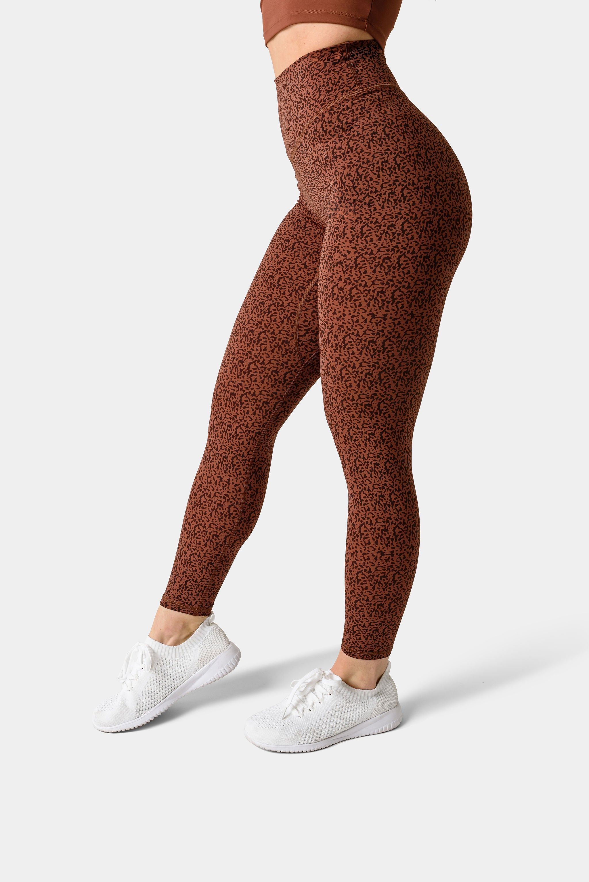 Kamo Fitness High Waisted Yoga Pants 25 Inseam Ellyn Leggings Butt Lifting  Tie Dye Soft Workout Tights, Downtown Brown, M : Buy Online at Best Price  in KSA - Souq is now