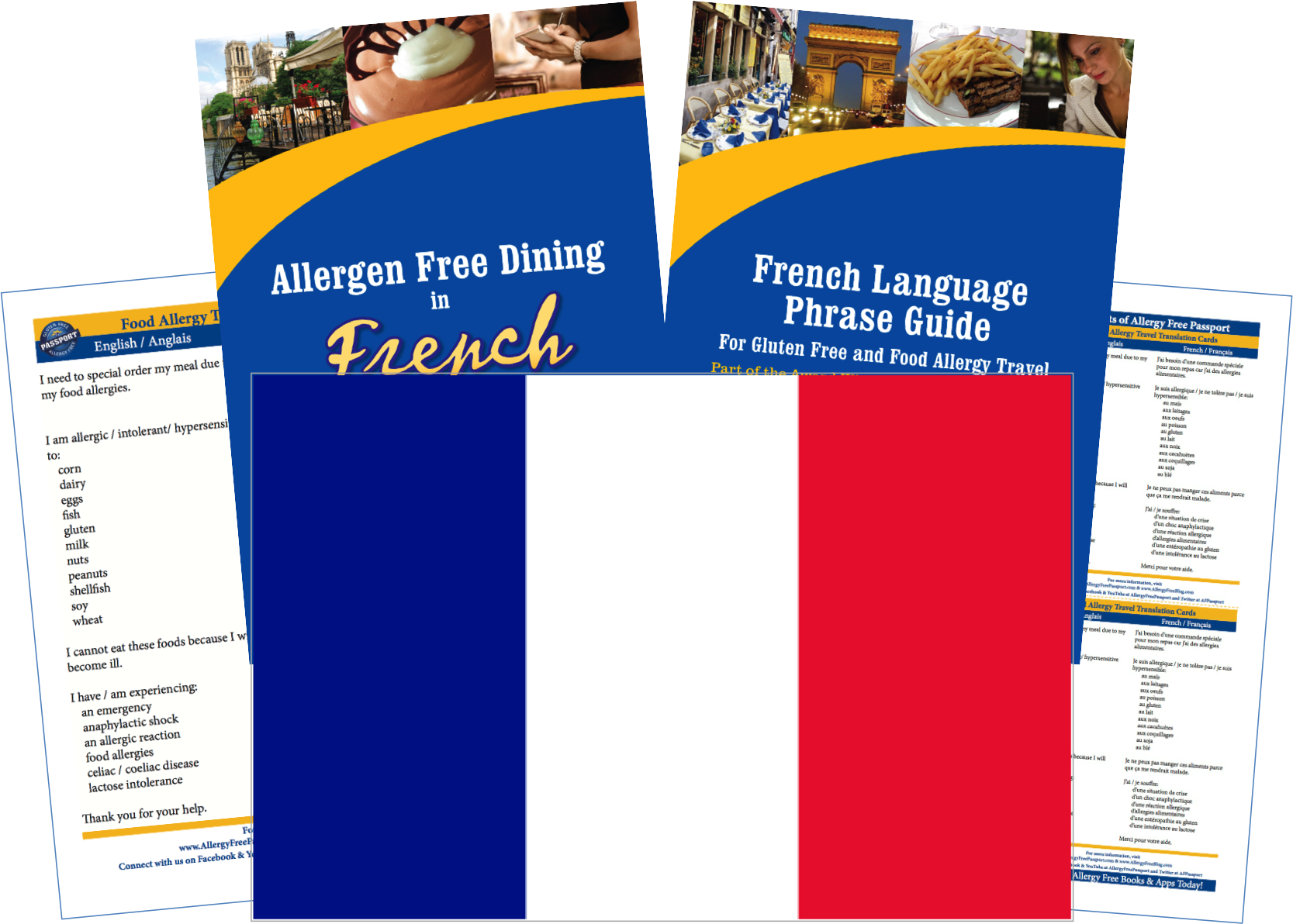 glutenfree passport allergy free travel paks france food allergy travel kit 25552119175