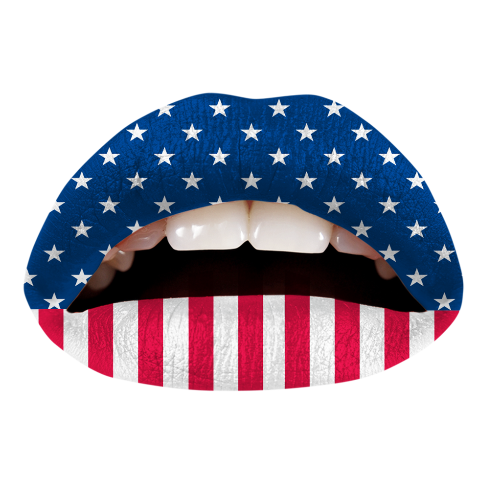 Limited Edition American Flag Violent Lips