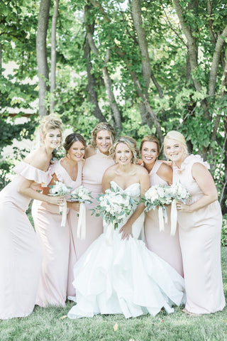 Ashley's Light Pink Bridesmaids – Camilyn Beth