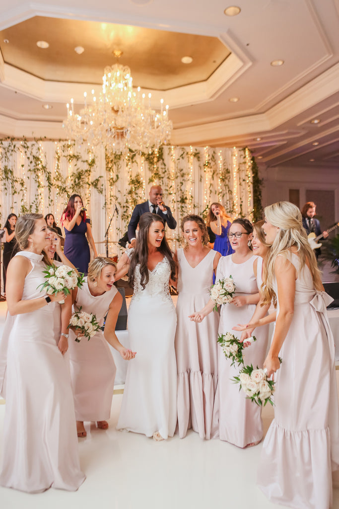 Jana's Platinum Pink Bridesmaids – Camilyn Beth