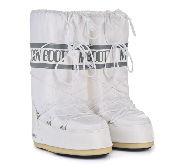 Classic Kids Moon Boots White | UK Kids 