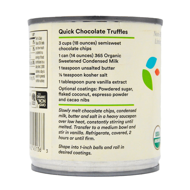 365 Organic Condensed Milk Sweetened 397g Organics Ph