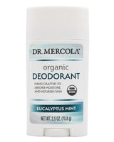 Dr. Mercola Organic Deodorant - Eucalyptus Mint (70.8g) - Organics.ph