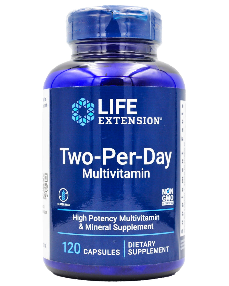 Life Extension Multivitamin Two Per Day Tablets 120 Tablets Or Caps Organicsph 1466
