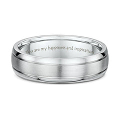 inscribed wedding bands