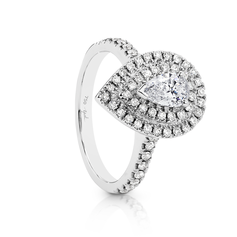 pear shaped engagement ring