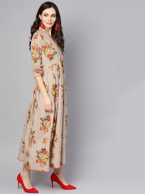 angrakha style maxi dress