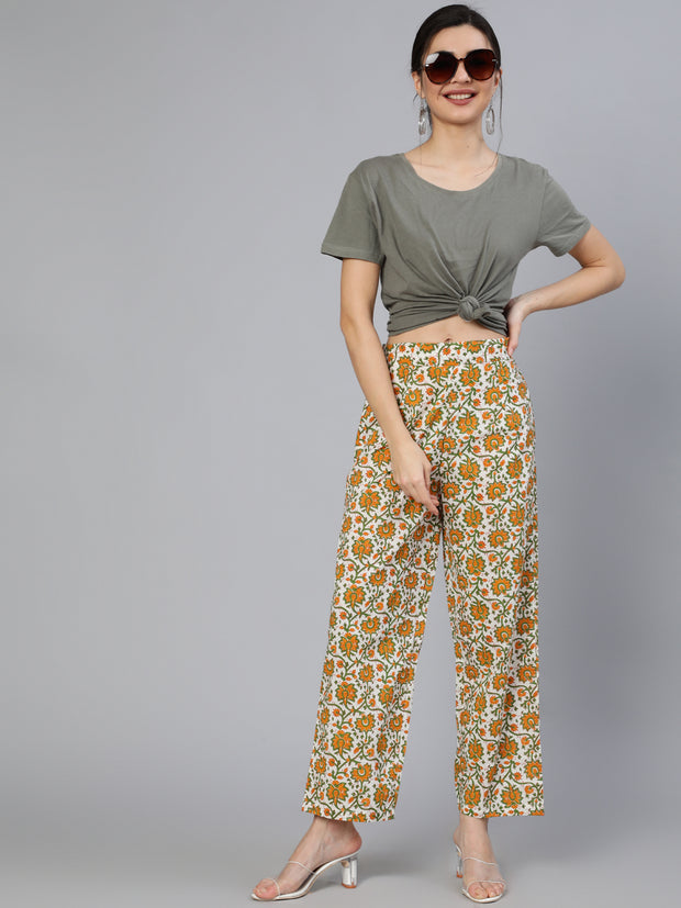 Cotton Printed Palazzo Pants, Waist Size: Free size at Rs 250 in