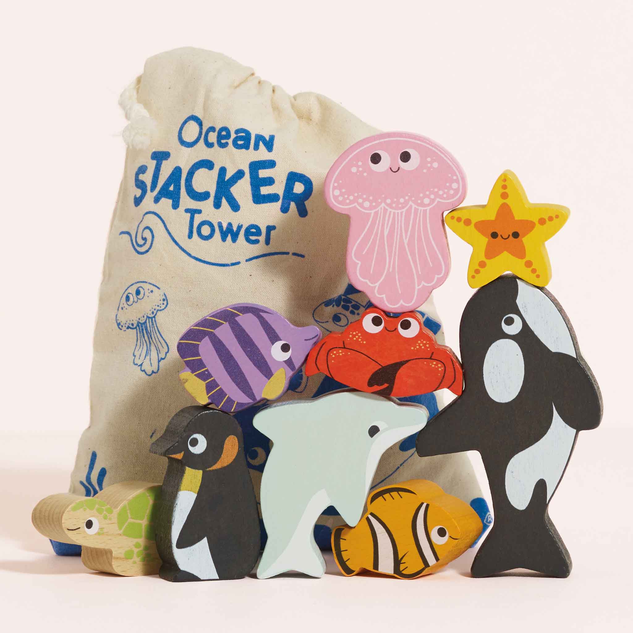 Zoo and Sea Life Wooden Animals