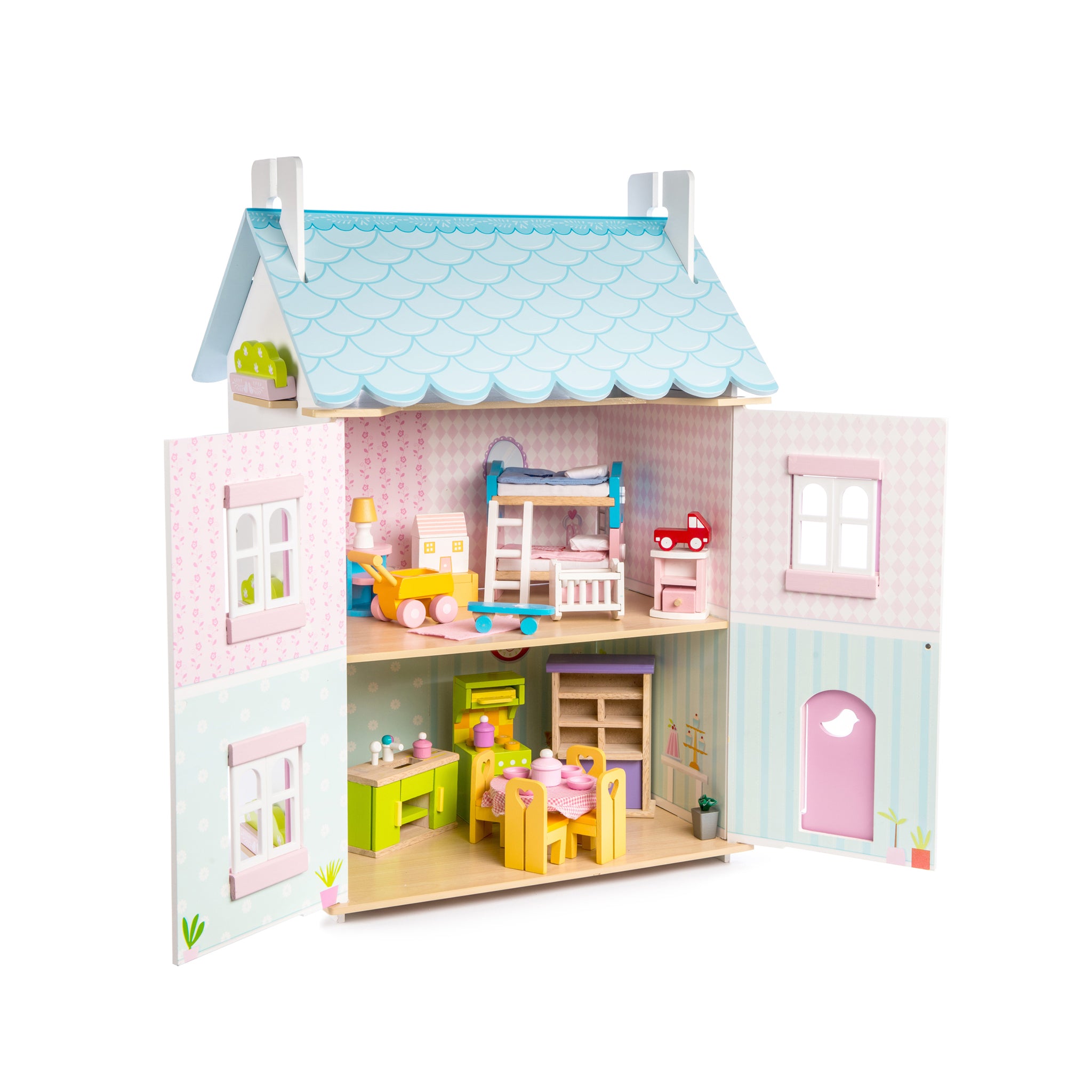 timber dolls house