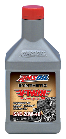 Amsoil v twin Victory & Indian motorcycle  oil bottle