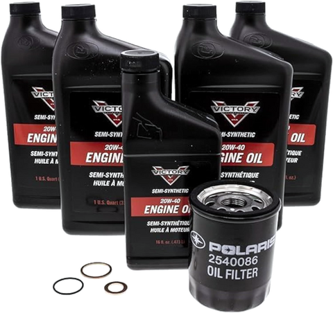 Victory motorcycle oil change kit