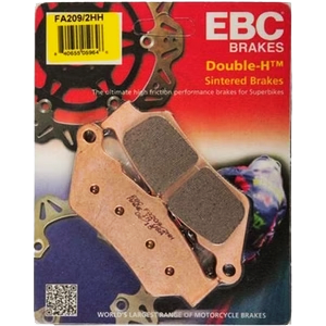 a set of ebc sintered metal motorcycle brake pads