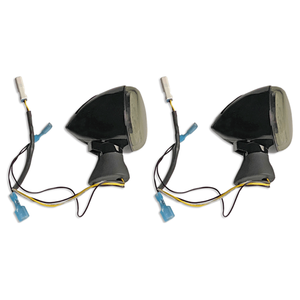 Custom Dynamics ProBEAM Dynamic Ringz Front LED Turn Signals Black Scout 15-20