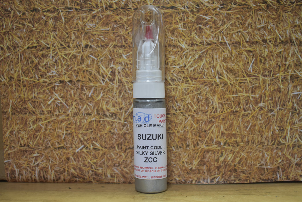 Suzuki Silky Silver ZCC Touch Up Paint