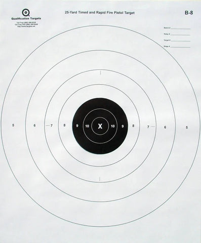 B-8 Paper Target