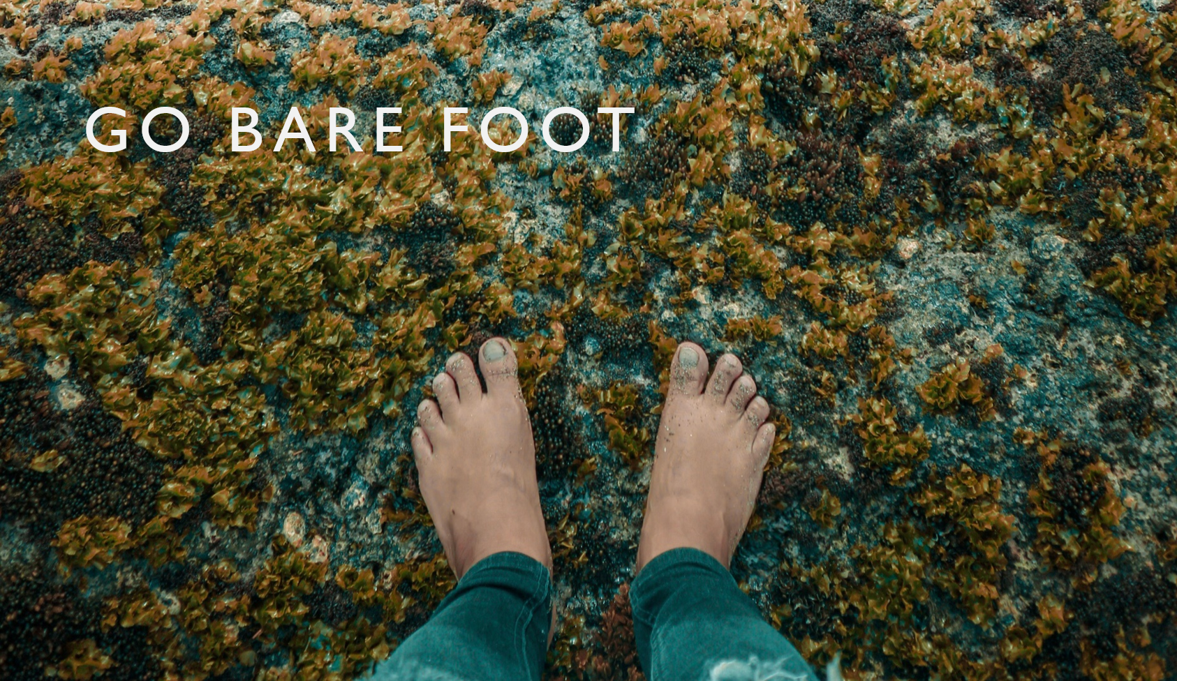 BAREFOOT FEET WALKING MINDFULNESS GROUNDING NATURE CONNECTION