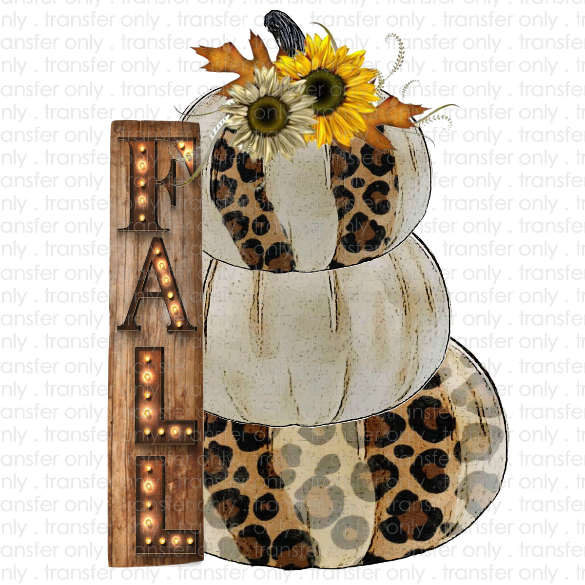 Download Fall Leopard Pumpkins Sublimation Transfer - Wills Creek ...