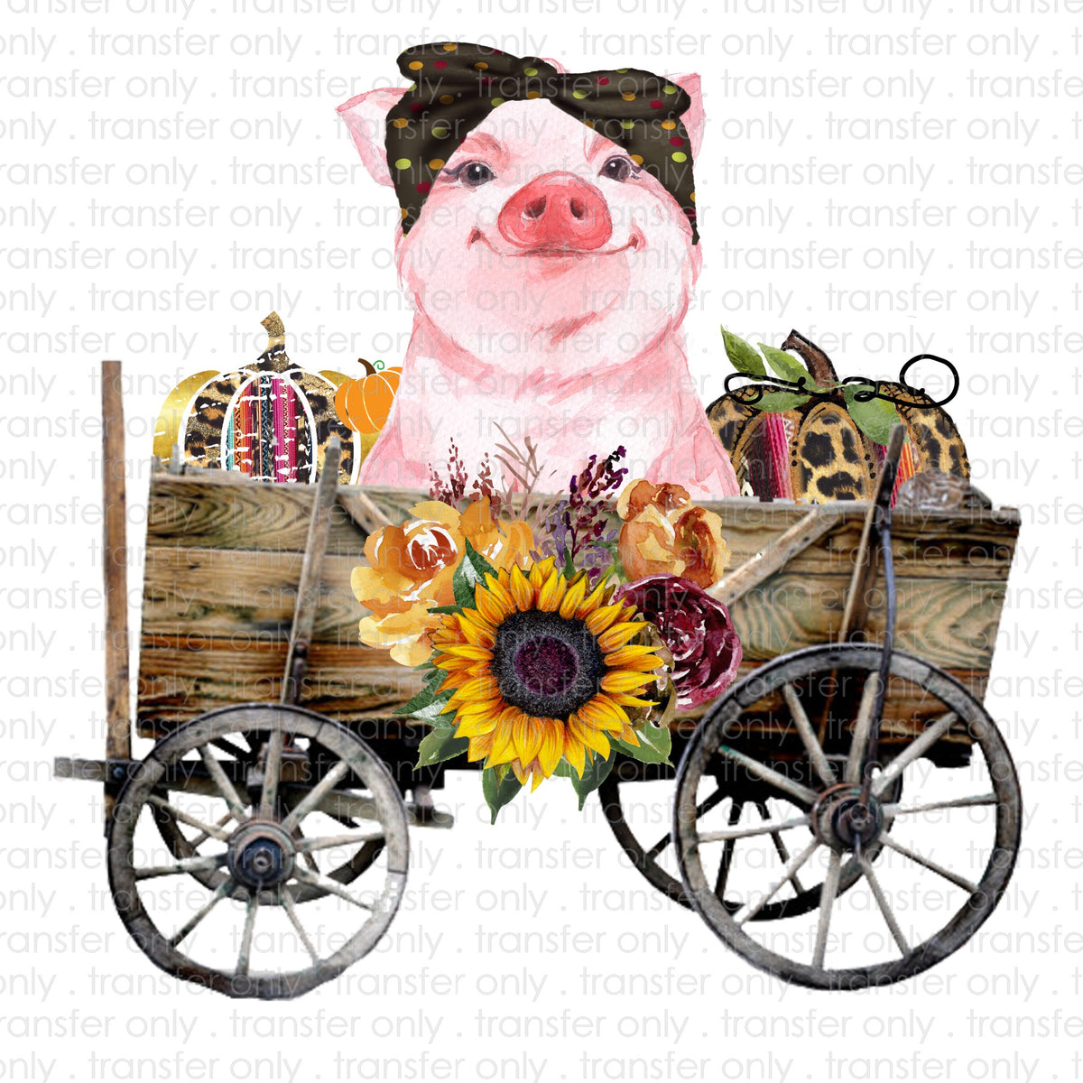 Pig Wagon Sublimation Transfer – Wills Creek Designs