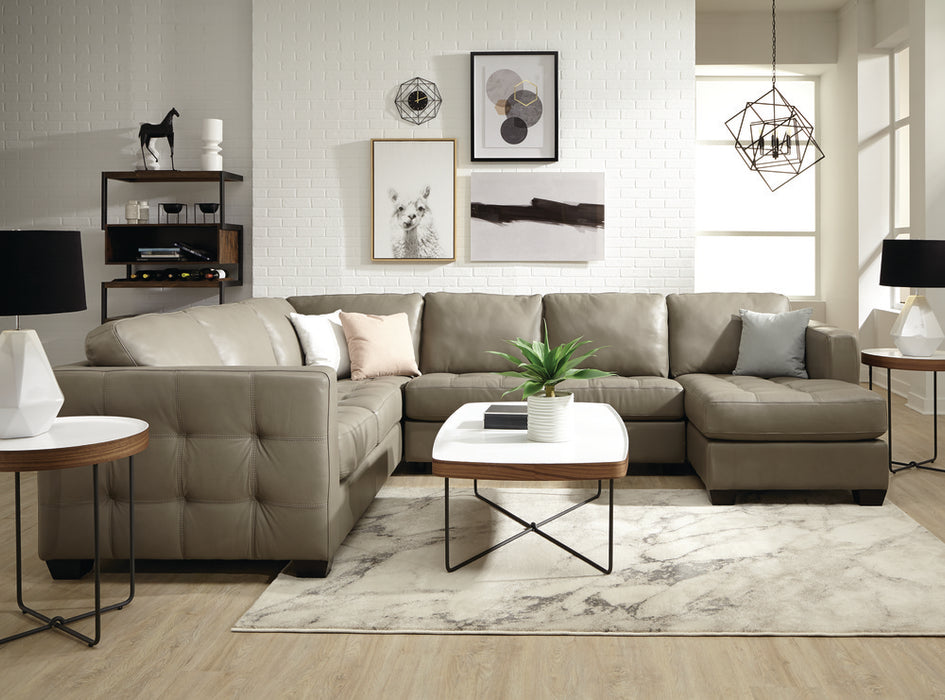 palliser barrett leather sofa coal color