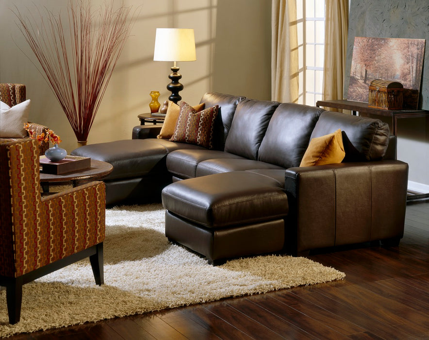 Palliser Westend Sectional 77322 — Leather Furniture