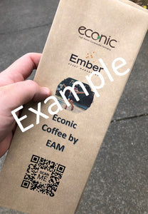 Custom Print Econic®Kraft Coffee 500g Bag: SAMPLE PACK