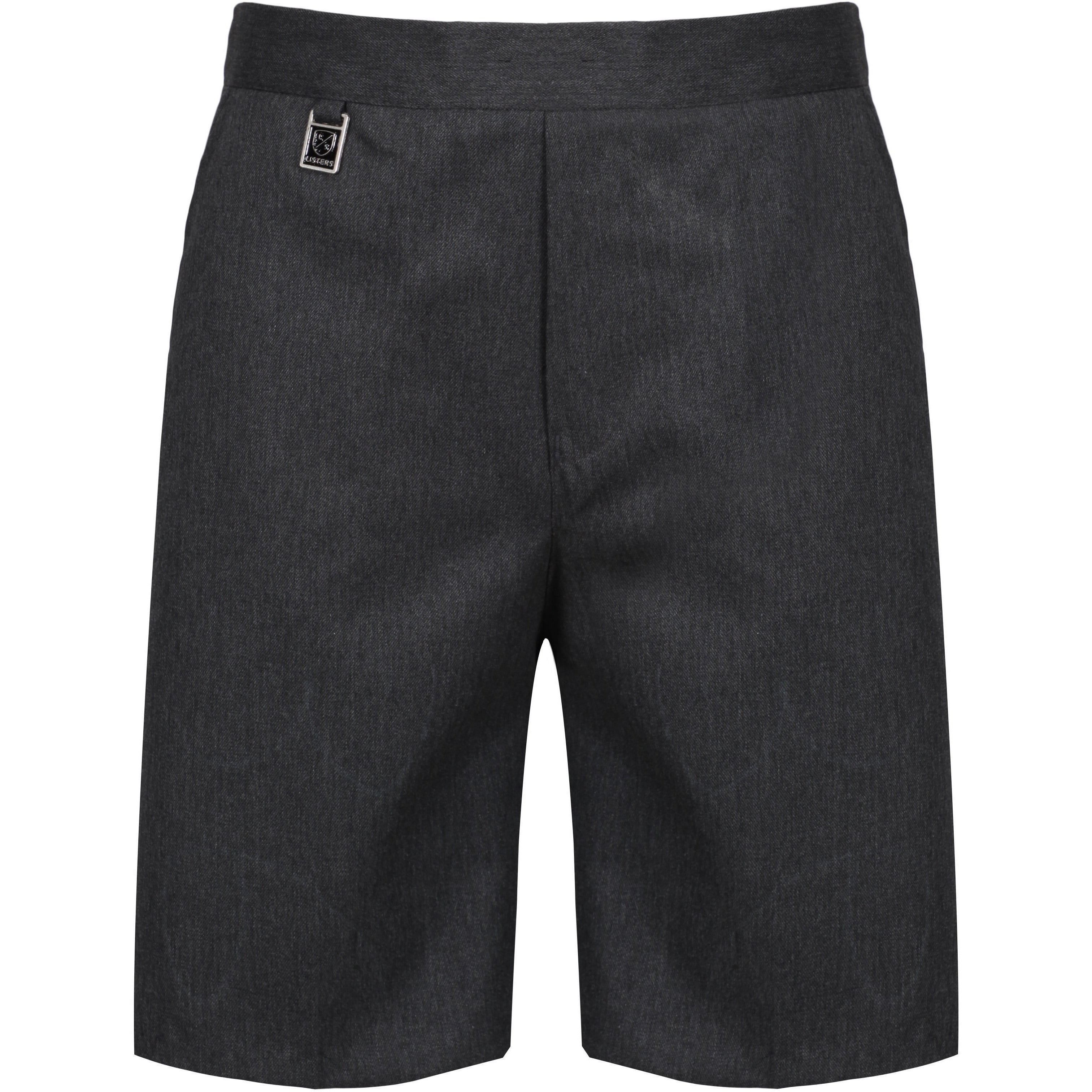 Boys Pull Up Shorts No Zip Ages 2 16 Elasticated School Uniform Shorts Black Grey Navy Listers Schoolwear