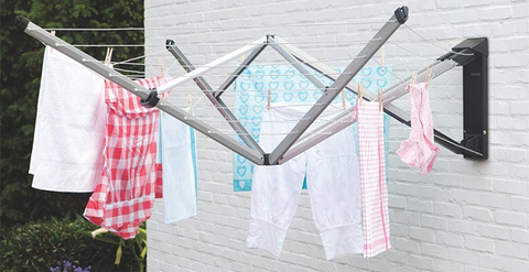 Brabantia WallFix Retractable Washing Line Clothes Airer