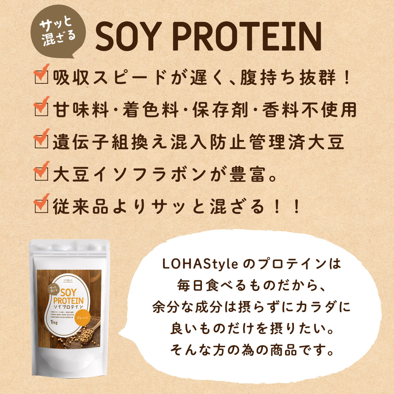 【完売】 ソイプロテイン 1kg 大豆 プロテイン プレーン 大豆たんぱく イソフラボン ダイエット 置き換え アメリカ産 