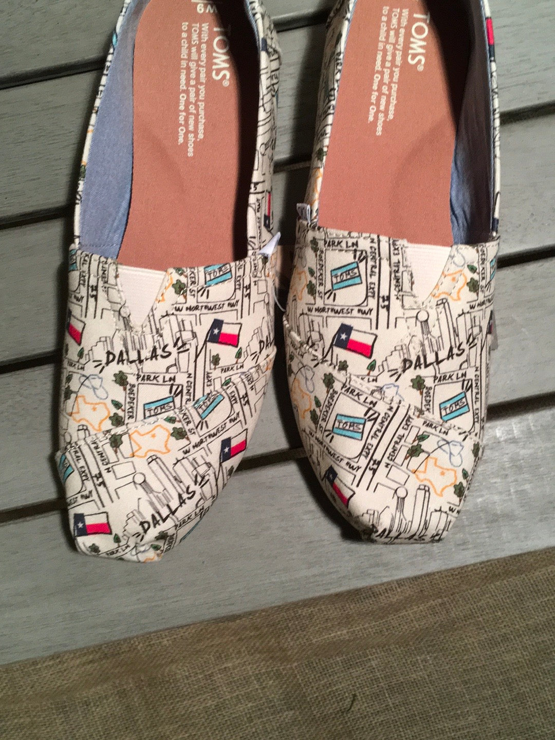 Toms shoes- Dallas design 