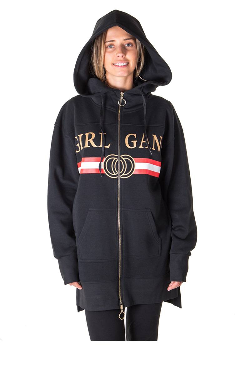 long fleece zip up