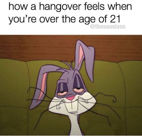 hangover memes when you're old