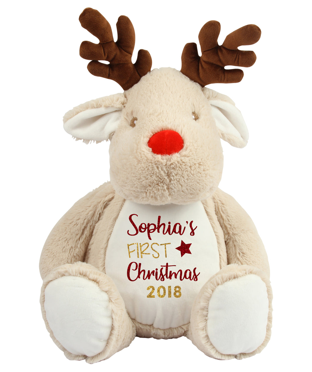 christmas reindeer plush