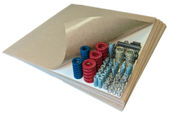 self adhesive board for holding springs
