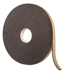 polyurethane foam tape strip with rubber adhesive