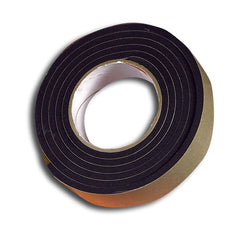 1/8” Thick Neoprene Foam Strip, 2” Width x 50’ Length, Black