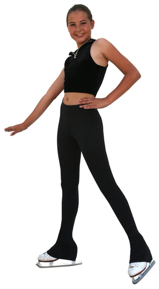 Heel Cover Figure Skating Leggings Intermezzo High Rise Brushed Fabric  Inside Silicone Band